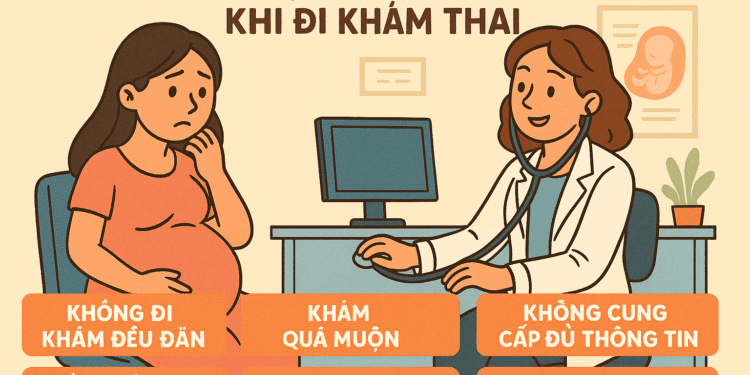 7 sai lầm thường gặp khi đi khám thai