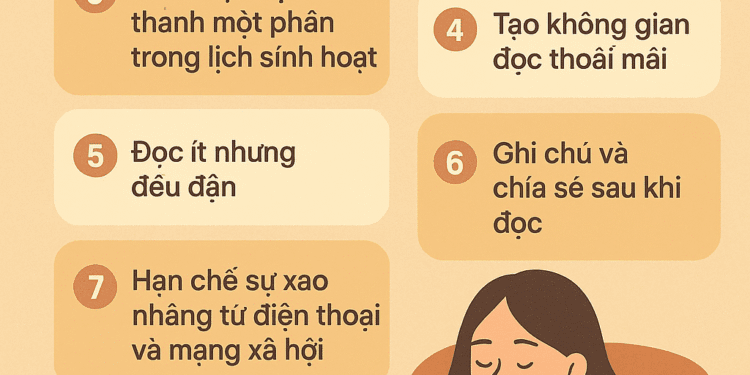 Làm thế nào để duy trì thói quen đọc sách mỗi ngày?
