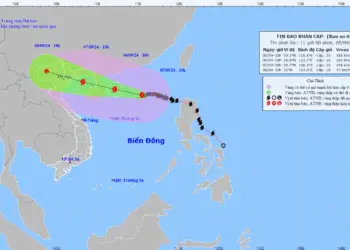 Bão Ragasa mạnh lên, dự báo ảnh hưởng thời tiết toàn quốc