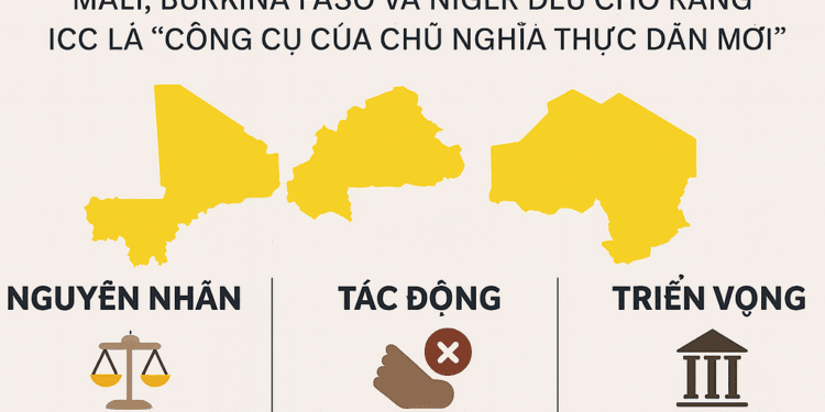 Ba quốc gia Tây Phi rút khỏi Tòa án Hình sự Quốc tế (ICC), cáo buộc “chủ nghĩa thực dân mới”