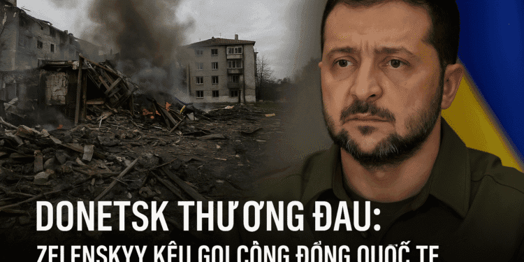 Donetsk thương đau: Zelenskyy kêu gọi cộng đồng quốc tế