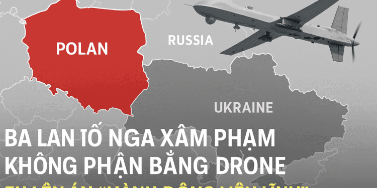 Hình tác chiến với drone bị hạ — phù hợp cho phần nói về xâm phạm không phận.