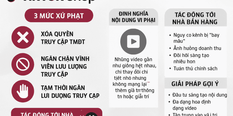 TikTok Shop siết chặt chính sách