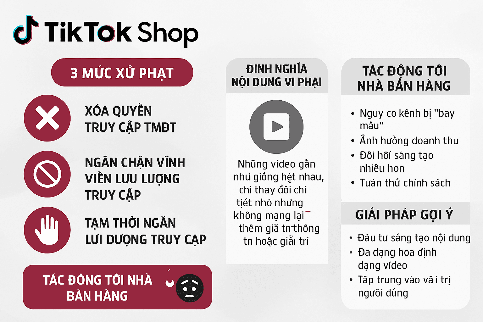 TikTok Shop siết chặt chính sách