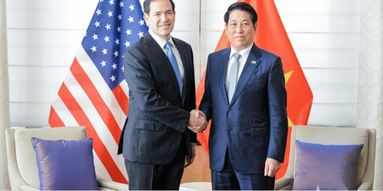 Chủ tịch nước Lương Cường tiếp Ngoại trưởng Hoa Kỳ Marco Rubio tại New York