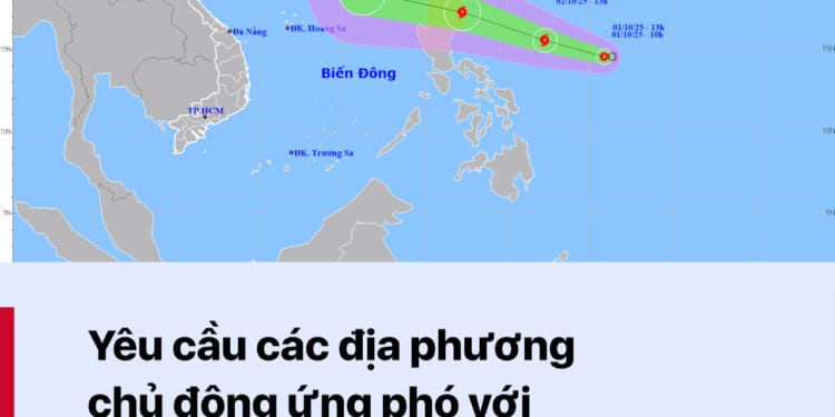 Áp thấp nhiệt đới gần Biển Đông: Ban Chỉ đạo quốc gia yêu cầu các tỉnh ven biển chủ động ứng phó