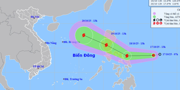 CẬP NHẬT THỜI TIẾT TOÀN QUỐC NGÀY 18 – 19/10/2025: ÁP THẤP NHIỆT ĐỚI MẠNH DẦN, CẢNH BÁO MƯA LŨ KÉO DÀI Ở MIỀN TRUNG.
