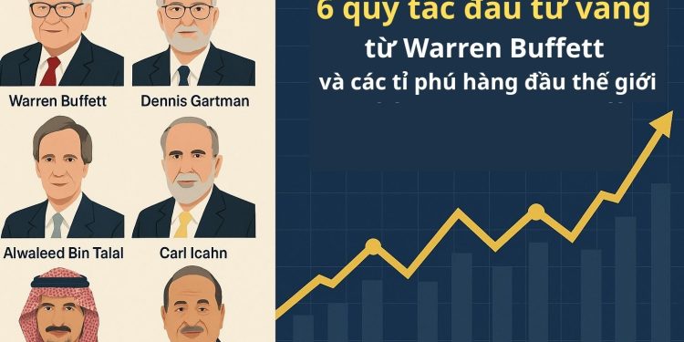Bí quyết thành công trên thị trường chứng khoán từ 6 nhà đầu tư huyền thoại từ Warren Buffett đến Carlos Slim