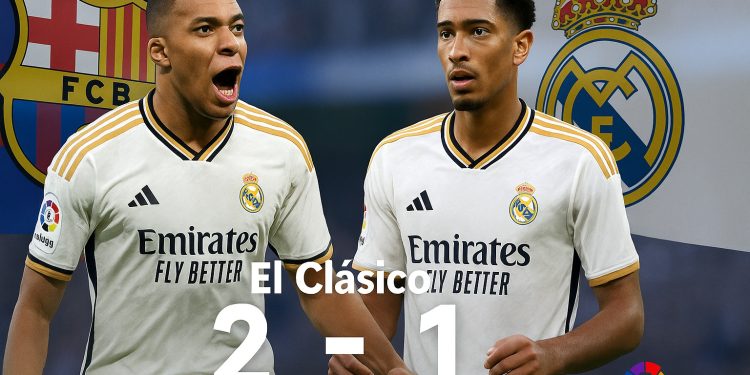 Real Madrid 2-1 Barcelona: Bellingham và Mbappé tỏa sáng, Kền Kền Trắng giữ ngôi đầu La Liga