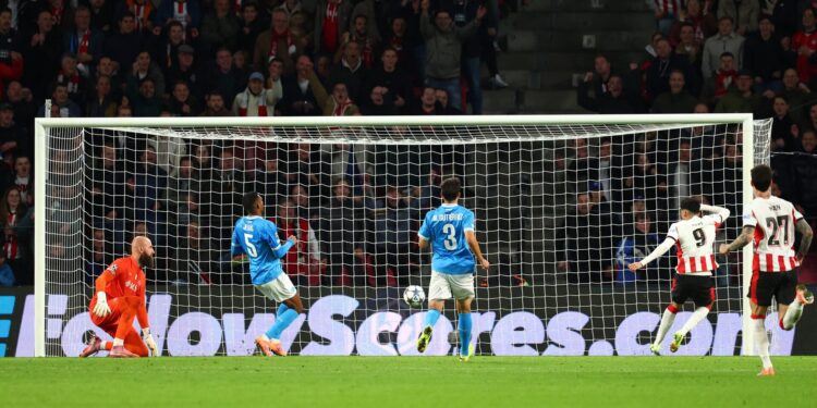 PSV vs Napoli, Champions League 2025-26,