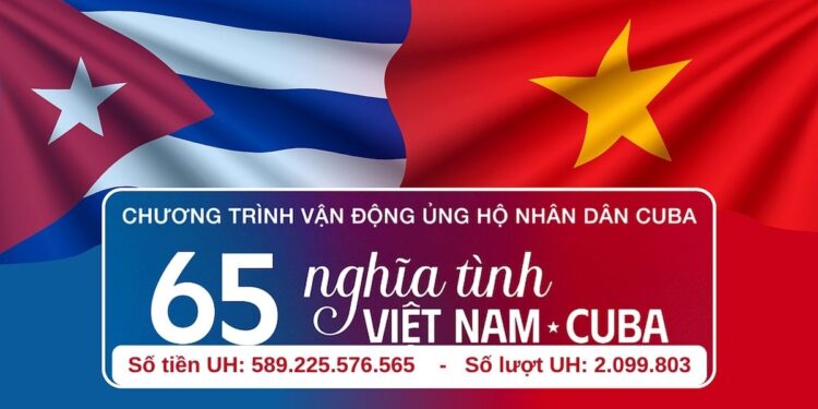🕊️ Chính Thức Kết Thúc Chương Trình Vận Động Ủng Hộ Nhân Dân Cuba: Hơn 589 Tỷ Đồng Nghĩa Tình Việt Nam – Cuba
