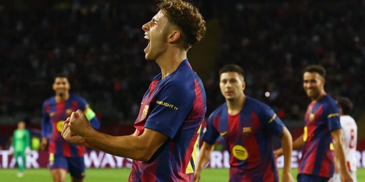 Barcelona 6–1 Olympiakos: Fermin Lopez lập hat-trick, Barca thị uy sức mạnh tại Champions League