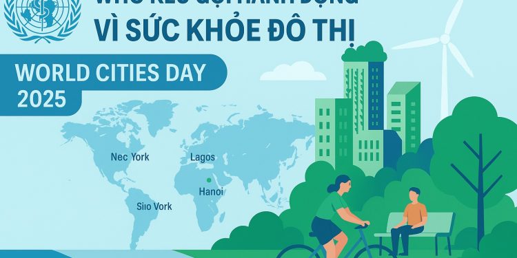 WHO kêu gọi hành động về “sức khỏe đô thị” – Hướng dẫn mới cho thành phố lành mạnh, công bằng và bền vững