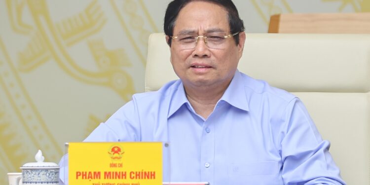 Thủ tướng Phạm Minh Chính chủ trì cuộc họp Thường trực Chính phủ với doanh nghiệp.