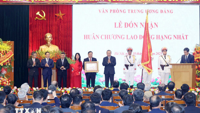 Tổng Bí thư Tô Lâm: Văn phòng Trung ương Đảng phải đóng vai “nhạc trưởng” của hệ thống chính trị