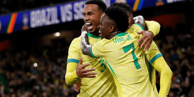Video Brazil 2-0 Senegal: Estevao rực sáng với siêu phẩm cứa lòng, Casemiro nhân đôi cách biệt