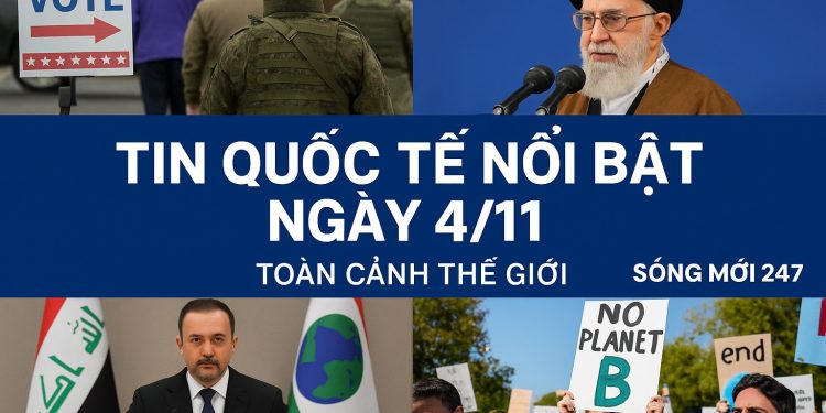 📰 Tin tức quốc tế nổi bật ngày 4/11/2025: Bầu cử Mỹ, căng thẳng Trung Đông, và các động thái khí hậu toàn cầu