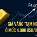 Giá vàng “tạm nghỉ” ở mốc 4.000 USD/ounce – chờ đợi dữ liệu kinh tế Mỹ