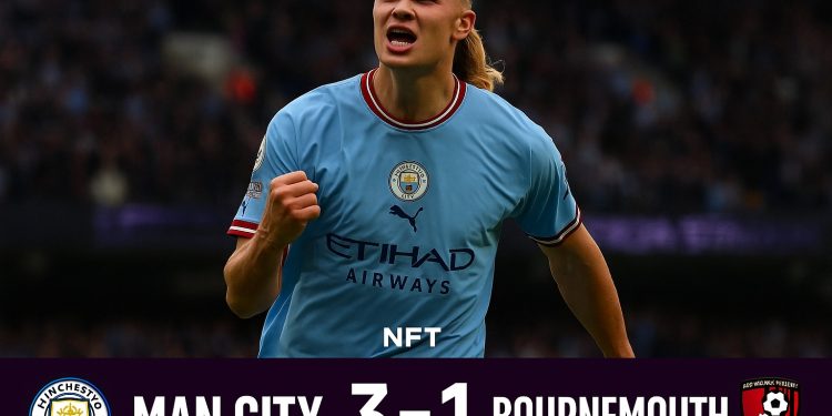 Video Man City 3-1 Bournemouth – Haaland tỏa sáng đưa “The Citizens” trở lại quỹ đạo chiến thắng(Vòng 10 Ngoại hạng Anh 2025/26 – Sân Etihad)
