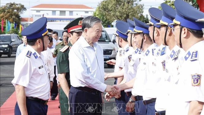 Tổng Bí thư Tô Lâm: Xây dựng Cảnh sát biển Việt Nam “tinh, gọn, mạnh”, tiến thẳng lên hiện đại