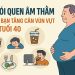 7 sai lầm ăn uống và sinh hoạt sau 40 tuổi khiến cân nặng vượt kiểm soát