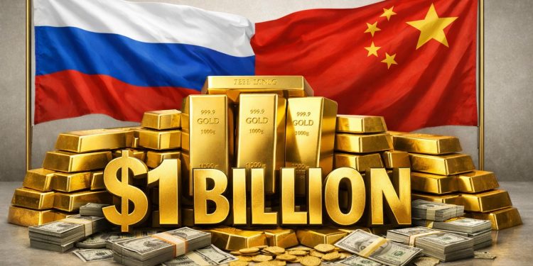 Kỷ lục chưa từng có: Trung Quốc chi gần 1 tỷ USD mua vàng từ Nga chỉ trong một tháng