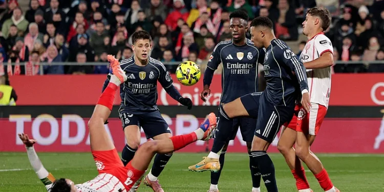 Video Girona – Real Madrid: Mbappé cứu nguy bằng phạt đền, Real thoát thua tại Montilivi