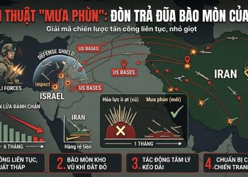 Giải mã chiến thuật ‘mưa phùn’: Cách Iran dùng ‘hàng rẻ tiền’ bào mòn túi tiền và kho vũ khí Israel
