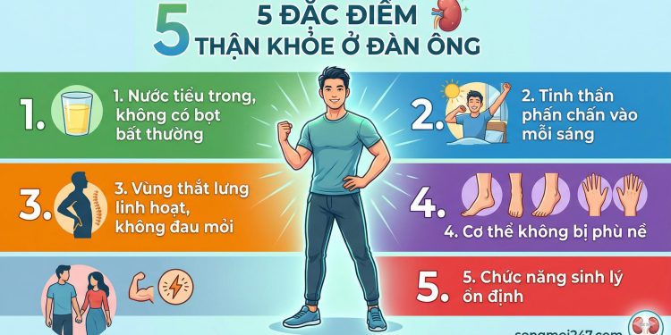 5 Dấu Hiệu Thận Khỏe Ở Nam Giới: Bí Quyết Giữ Vững Bản Lĩnh Và Sức Mạnh
