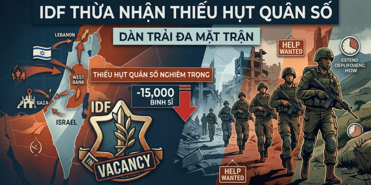 Dàn trải lực lượng từ Gaza đến Lebanon, quân đội Israel rơi vào tình trạng “quá tải” nghiêm trọng