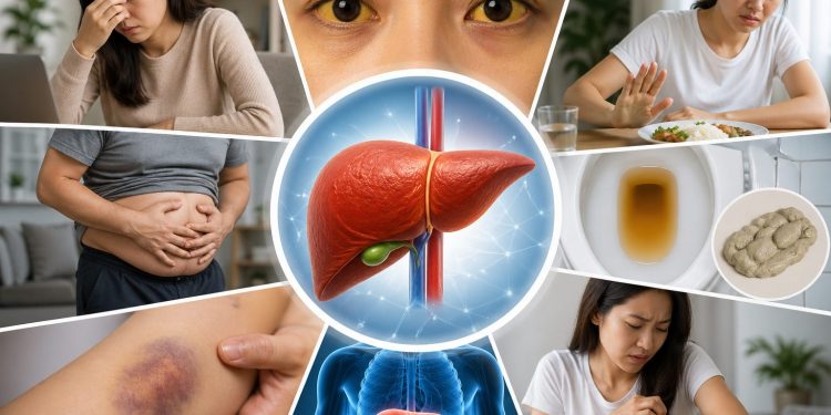 7 dấu hiệu thường gặp ở người mắc bệnh gan – Cảnh báo sớm không nên bỏ qua