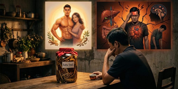 Lạm dụng rượu thuốc “bổ thận tráng dương”: Coi chừng liệt dương, đột quỵ