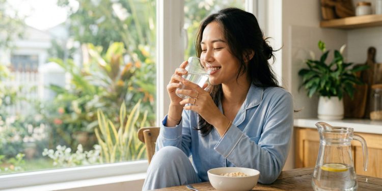 Uống nước ngay sau khi thức dậy: Nghi thức “vàng” cho sức khỏe và sắc đẹp