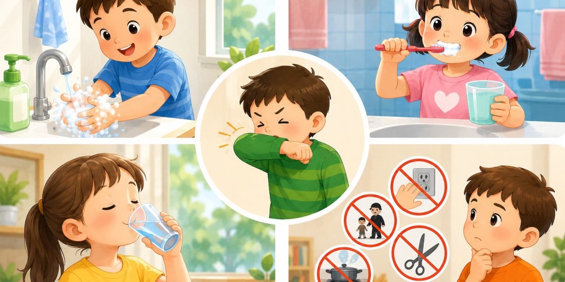 CÁC KỸ NĂNG SỨC KHỎE CHA MẸ NÊN DẠY CON TỪ NHỎ GIÚP TRẺ TỰ BẢO VỆ BẢN THÂN