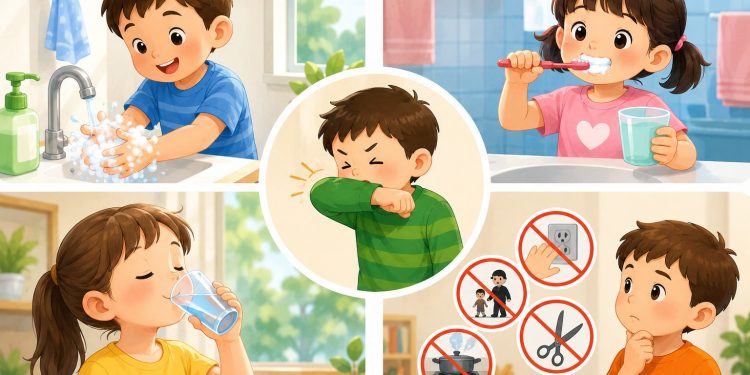 CÁC KỸ NĂNG SỨC KHỎE CHA MẸ NÊN DẠY CON TỪ NHỎ GIÚP TRẺ TỰ BẢO VỆ BẢN THÂN