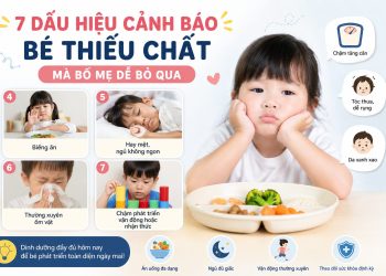 7 dấu hiệu cảnh báo bé thiếu chất mà bố mẹ dễ bỏ qua