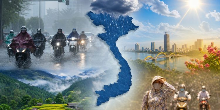 Không khí lạnh tràn về ngày 3/5: Miền Bắc mưa rất to, nhiệt độ giảm nhanh, Nam Bộ tiếp tục nắng nóng có dông chiều tối