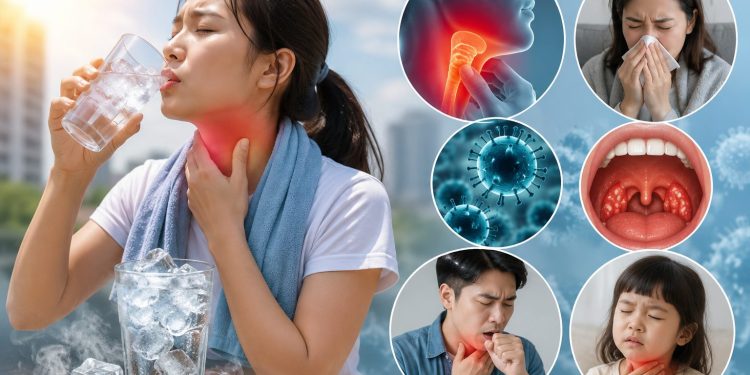 Uống nước đá thường xuyên ngày nắng nóng: Lợi trước mắt nhưng tiềm ẩn nhiều nguy cơ cho cổ họng và hệ hô hấp