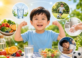 Cách tăng đề kháng tự nhiên cho trẻ trong mùa nắng nóng