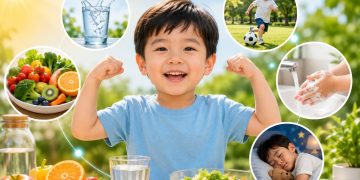 Cách tăng đề kháng tự nhiên cho trẻ trong mùa nắng nóng